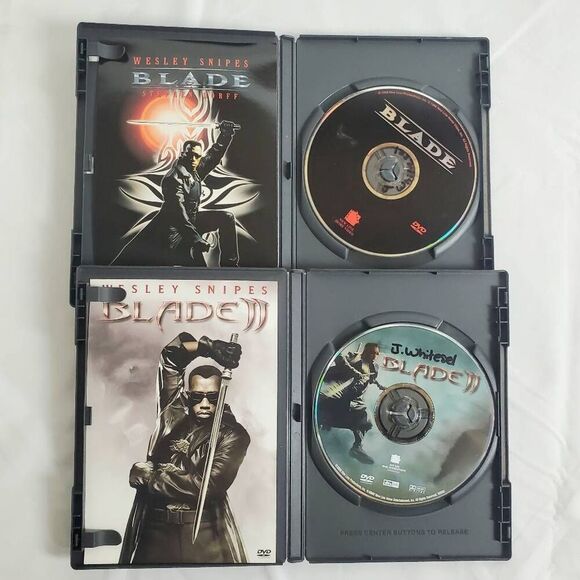 Blade + Blade II DVD Wesley Snipes 2-Movie Action Vampire Horror Set - Picture 2 of 3